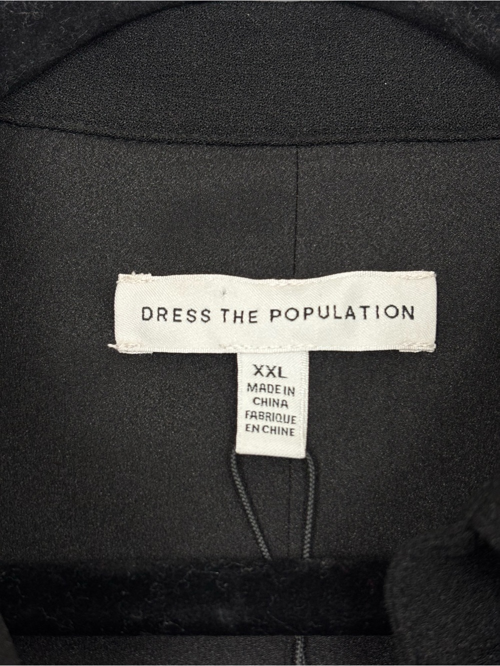 Dress The Population Gloria Jumpsuit Black Size XXL NWT - Picture 7 of 13